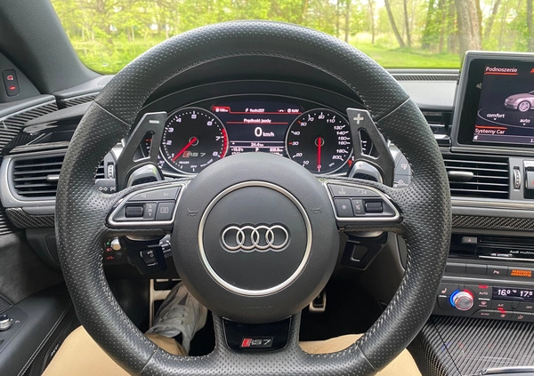 Audi RS7 cena 270000 przebieg: 38500, rok produkcji 2017 z Białystok małe 106